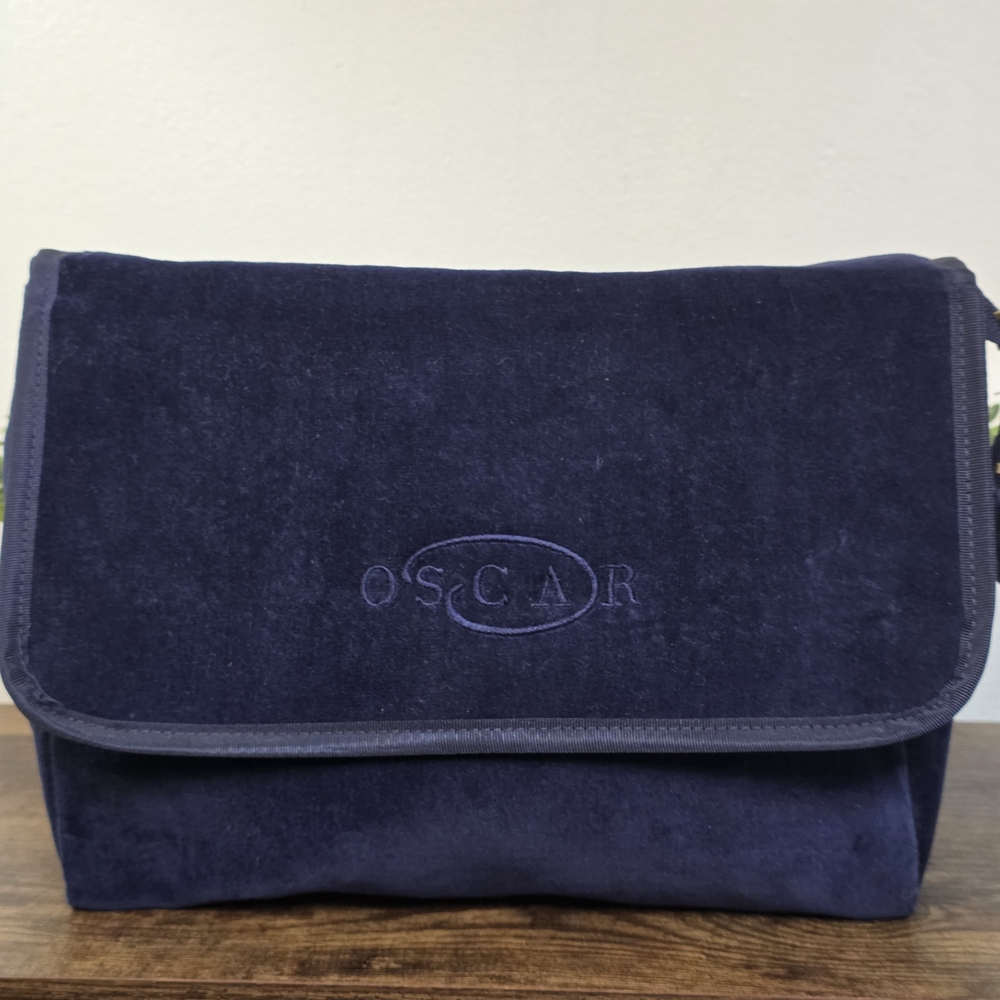 Oscar de la Renta Velvet Cosmetic Bag